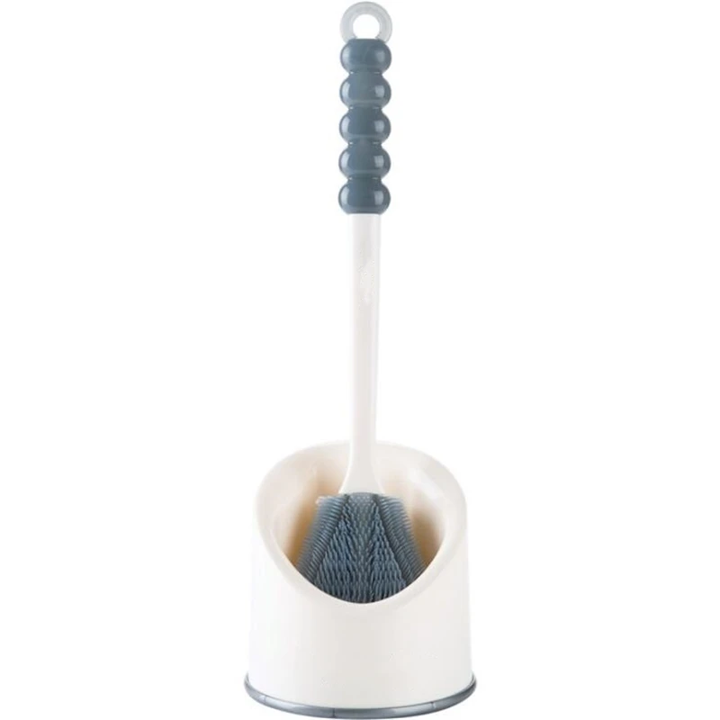 

Head Toilet Brush Quick Draining Clean Tool Wall-Mount Or Floor-Standing Cleaning Brush Bathroom Accessories Gadgets