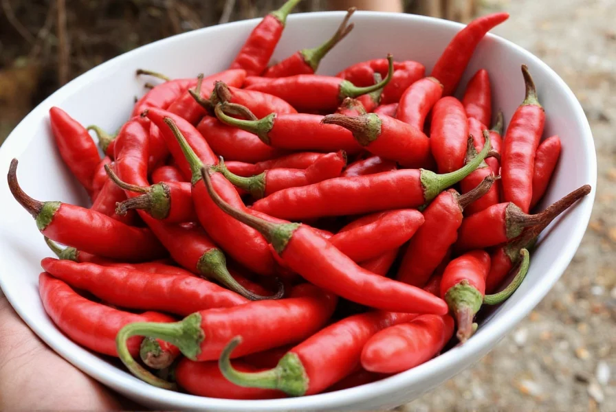 Toasting guajillo chilies on a skillet