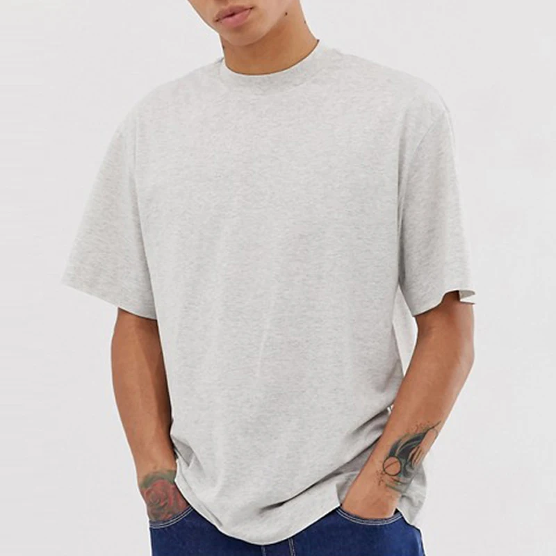 

Yanlu Apparel Heavy Cotton Round Neck Custom T-shirt Breathable Casual Blank T-shirt For Men