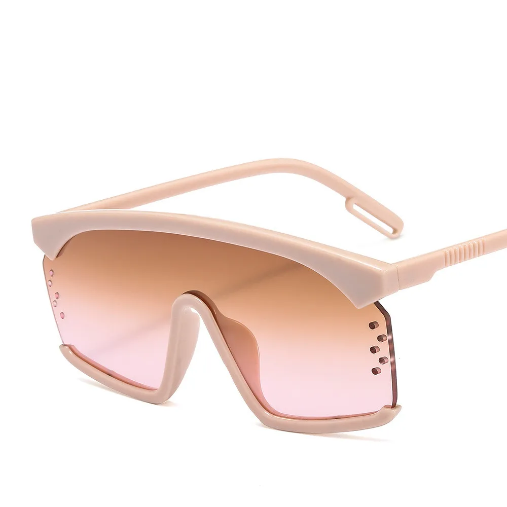 

Europe and America new style polygon colorful shades new vintage big frame one piece lens sunglasses, Choice