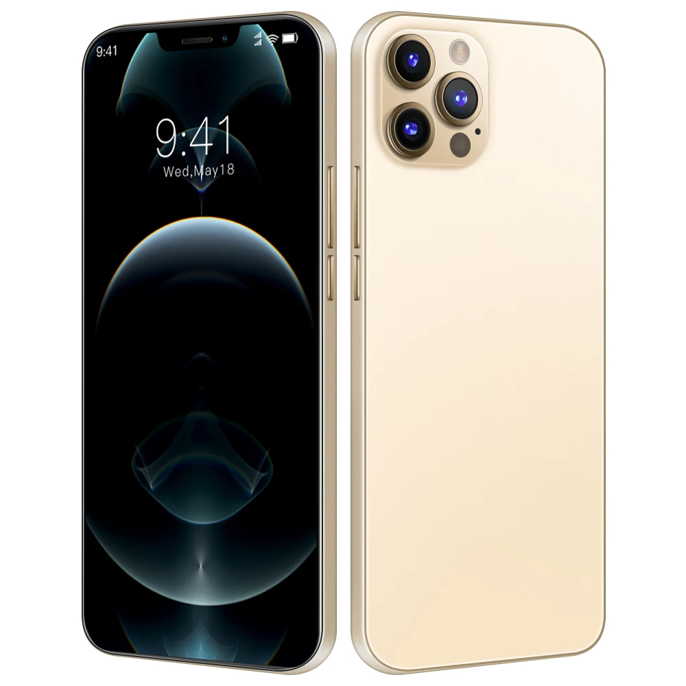 

2021 hand phone i12Pro Max Wi-Fi, GPS, Gravity Sensor, Alarm ,Calendar ,Cal 5G 5000mAh Lithium-ion battery smartphones, Matt black/matt white/matte blue