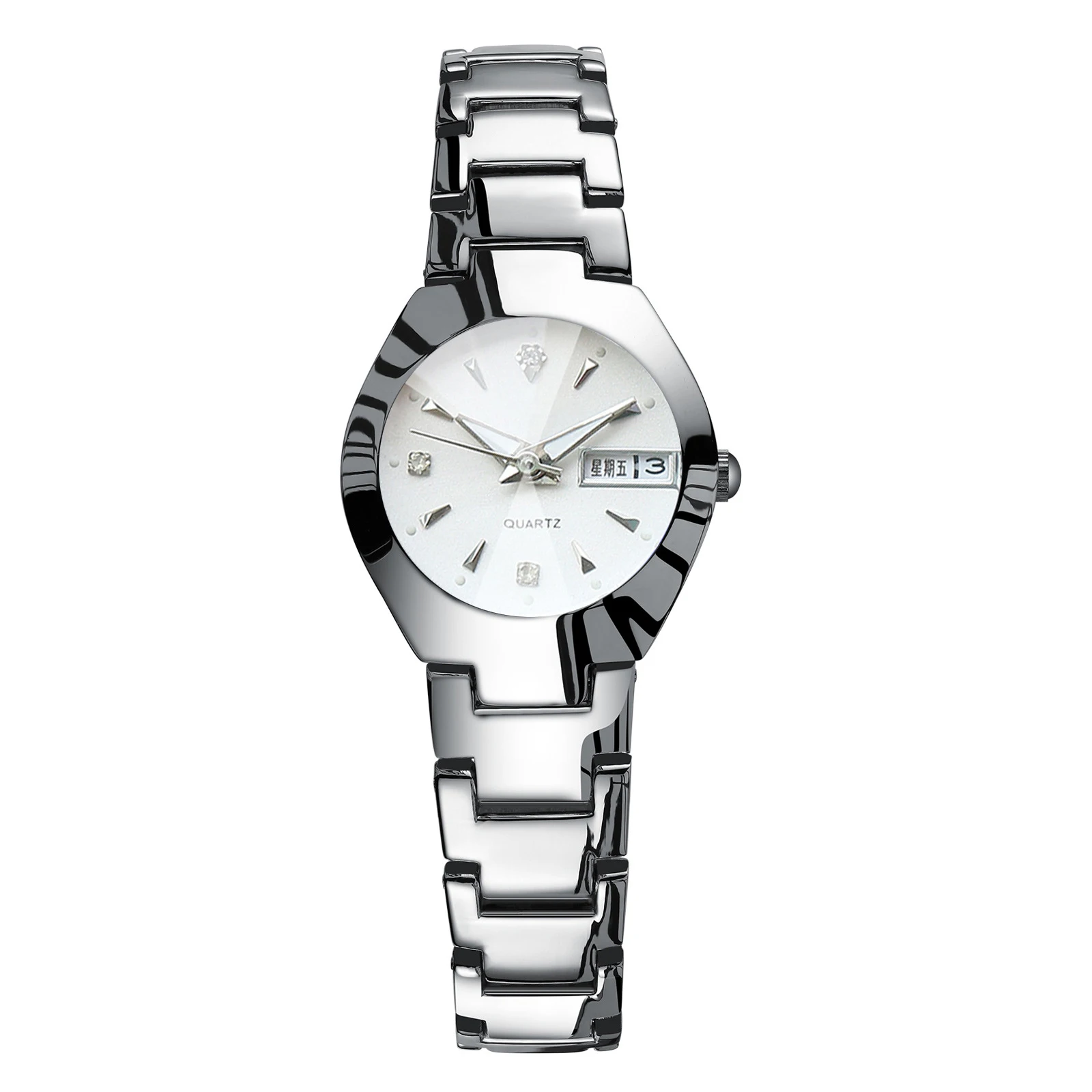 

Wlisth tungsten steel cheap quartzes watch fashion business couple watches luminous waterproof men and women wristwatch
