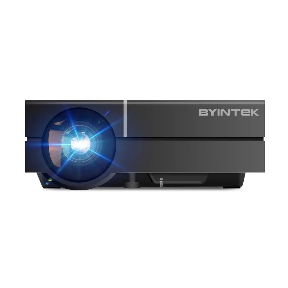 

BYINTEK K8 Factory Sale Mini LED LCD Video Portable Projector 1080P Beamer Small Size For Home Theater Proyector Family Party, Black