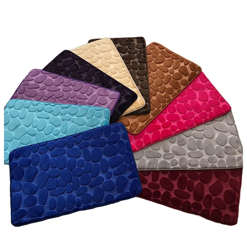 

i@home Easier to Dry Thick Machine Wash Memory Foam Non Slip Bath Mat, Picture