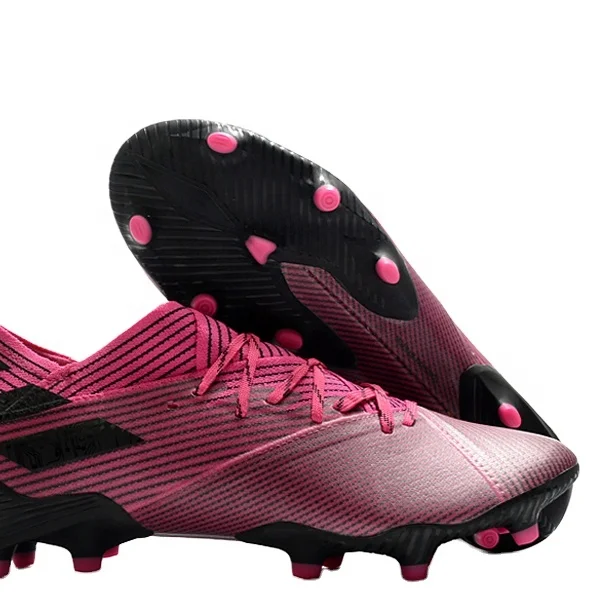 

Breathable, comfortable and light knitted high top football shoes, Red