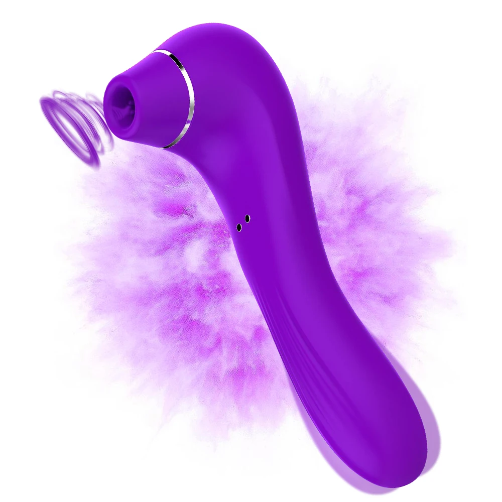 

2 IN1 Clit Nipple Stimulation with 10 Suction Modes Clitoral Sucking Vibrator Adult Oral Sex Toys for Women Couples