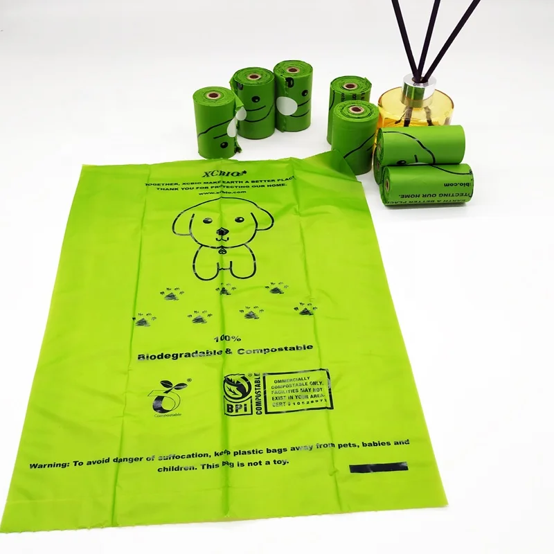 disposable dog waste bag pet poop bag biodegradable compostable bag