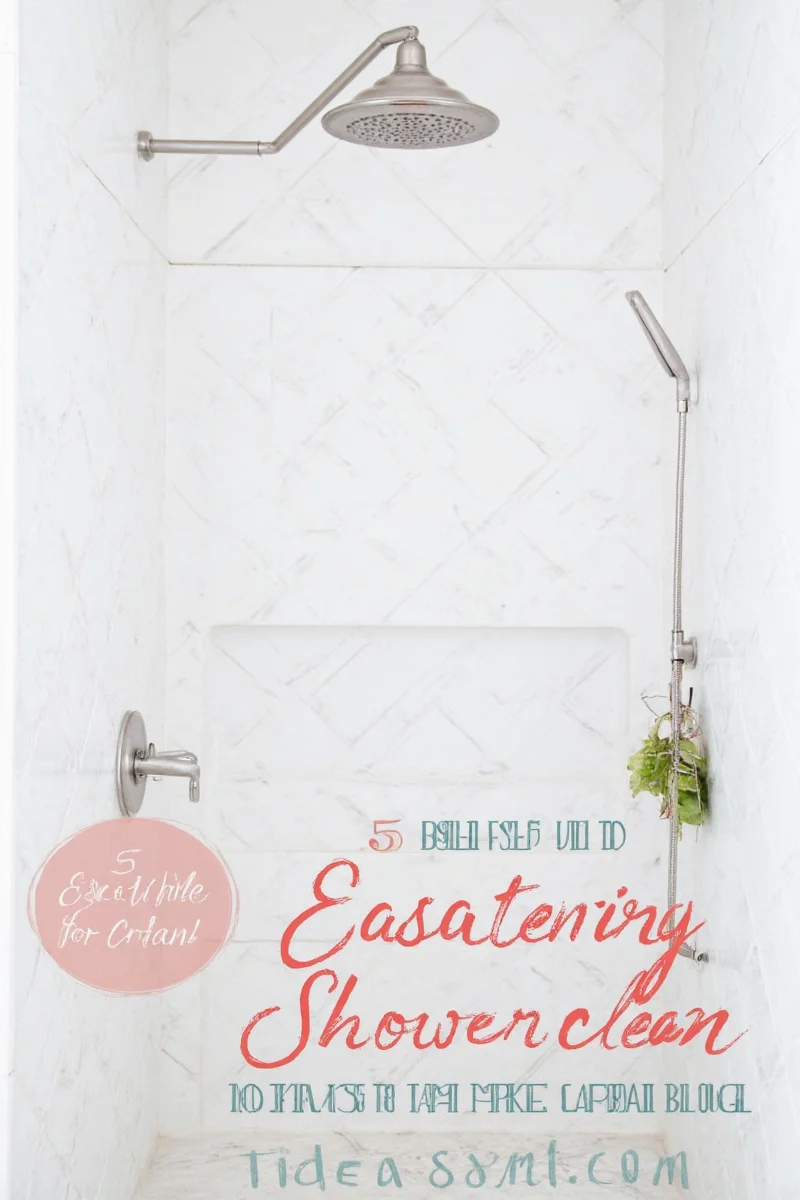 Daily Shower Cleaning Routine Chart
