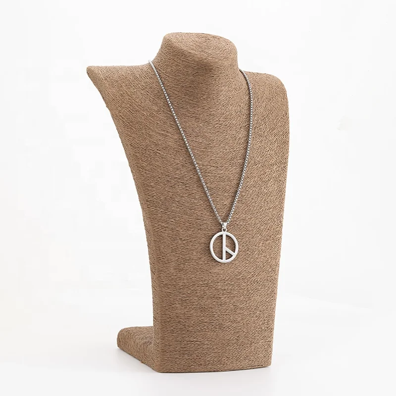 

Necklace Stainless Steel Hip Hop Fashion Necklace Geometric Pendant Jewelry Necklace