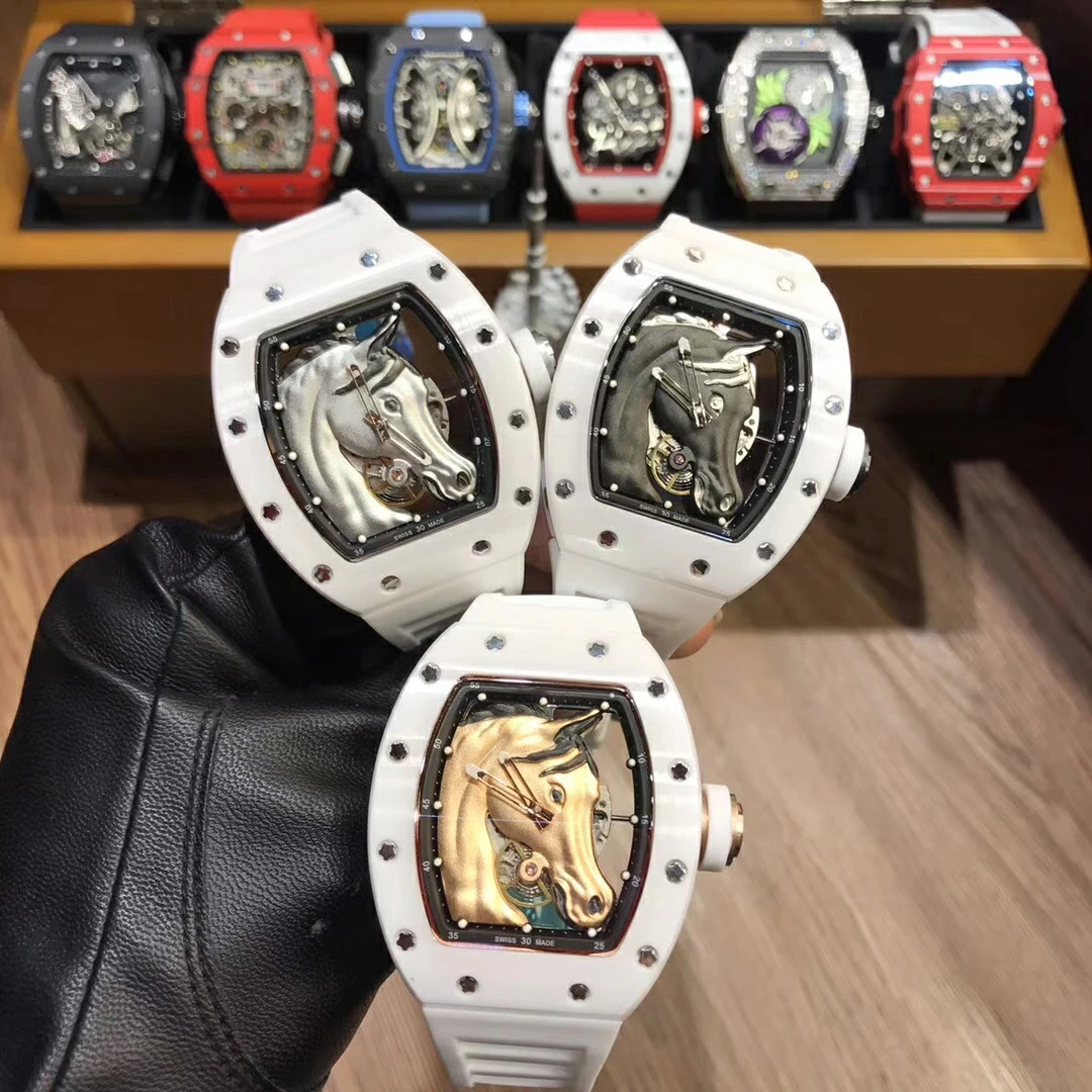 

RM52-02 Horse head sculpture skeleton dial limited edition mechanical watch