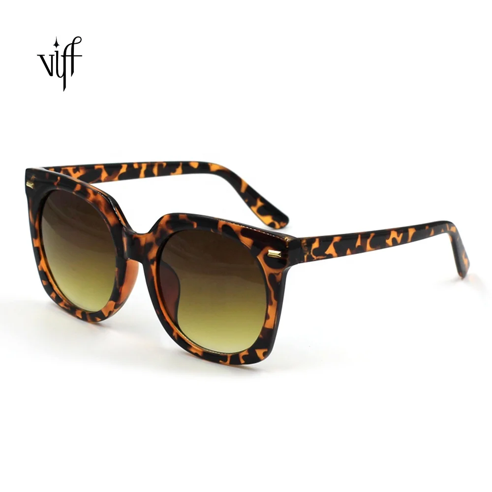 

Vintage Oversize Square Sunglasses VIFF HP17020 Women Tortoiseshell Shades Big Frame Gradient Sun Glasses, Multi