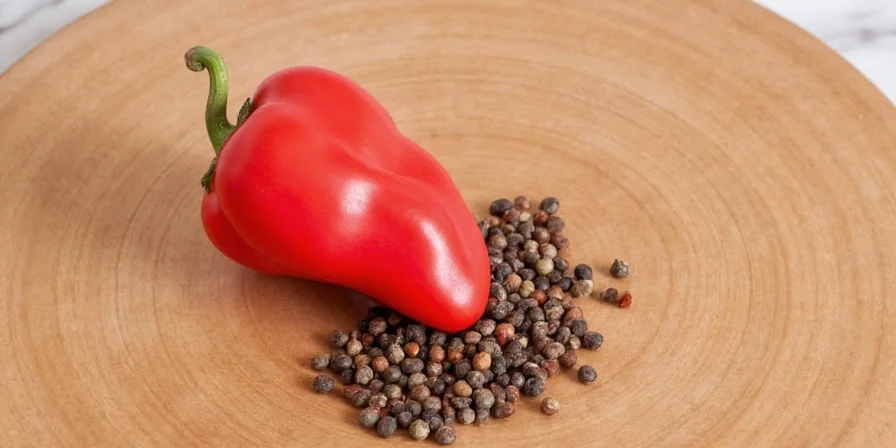 Using a kitchen scale to measure dried red pepper flakes