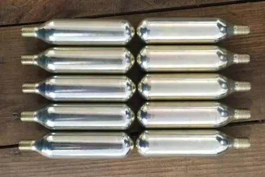 food grade CO2 16g gas beverage cartridge