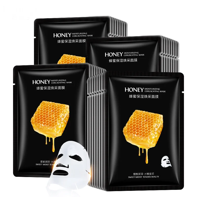 

OEM honey mask natural organic animal protein facial mask