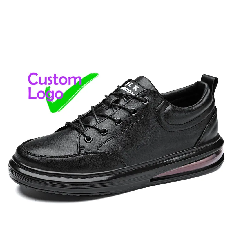 

Lace-Up Cheap Price Leather Shoes thick soles Negras Synthetic Leather Shoes Terbaru Zapatos De Cuero Deportivo Leather Shoe air