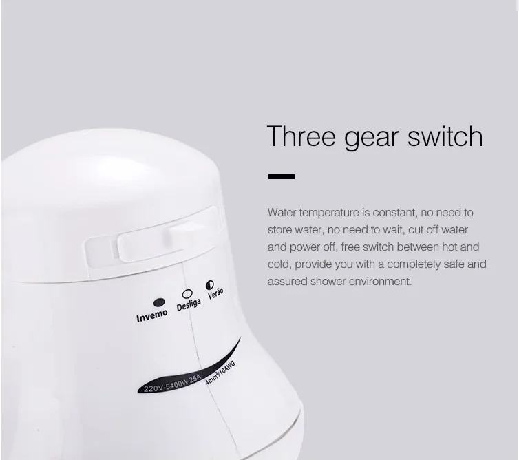 【誠実】 2020 New High Power Electric Shower Head 110v 220v Instant Water