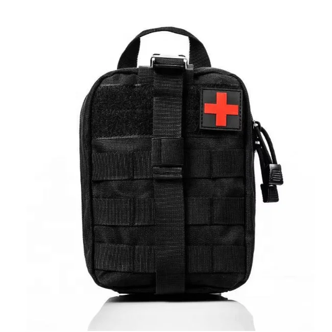 

Tactical Medical Kit Molle Pull Away Pouch, Tactical MOLLE Medical First Aid Kit Utility Pouch, Multi coloured pouch bag