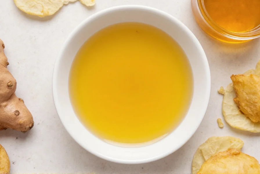 Honey and ginger gel application for throat soothing