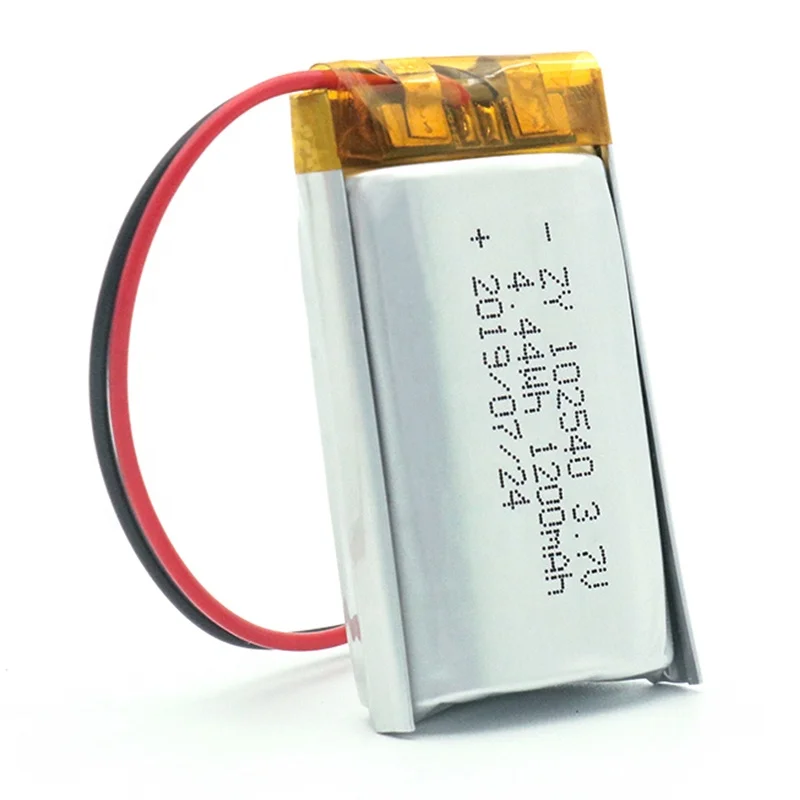 
1200 mAh Rechargeable Lipo 3.7V 4.44wh 1200mAh 102540 Lithium Polymer Li-Po Li-polymer Battery for Digital Device 