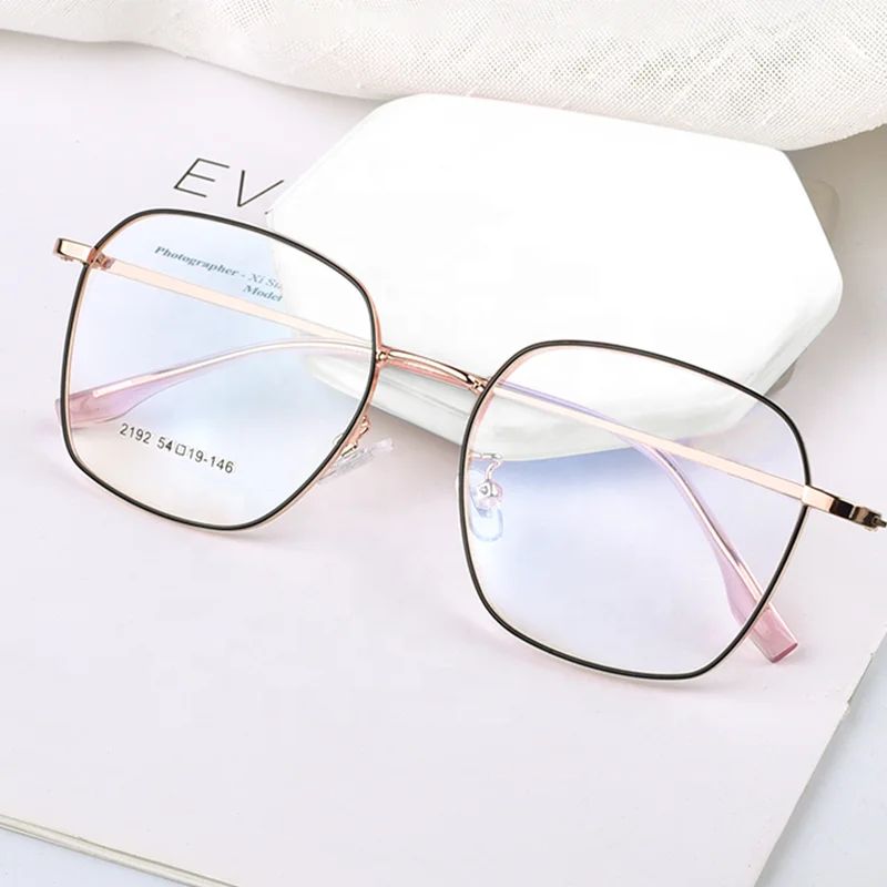 

Comfortable Japanese Elegant Danyang Black Clear Aluminium Optical Frames, Five color(accept customization)