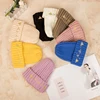 2019 New Current Women Girl Cute Honey Letter Warm Winter Knitted Beanie Hat