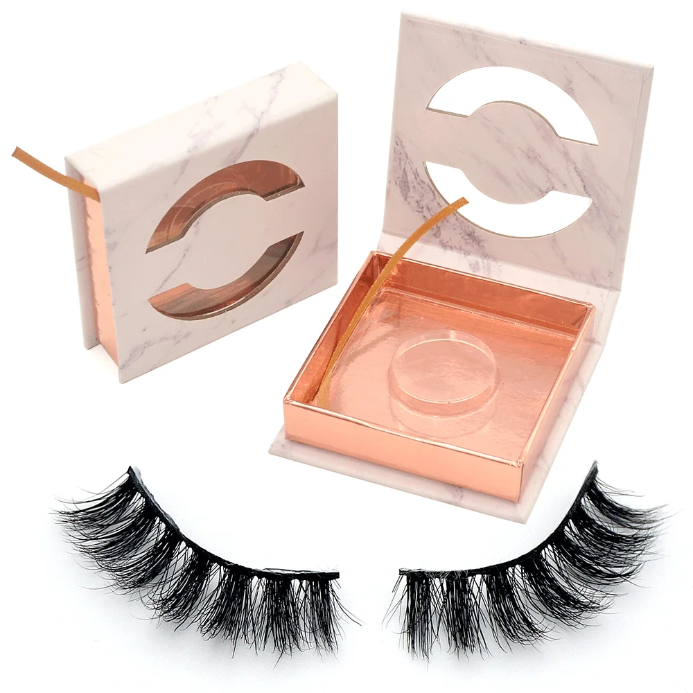 

Mink lashes manufacturer custom eyelash packaging box 4pairs 3d mink lashes