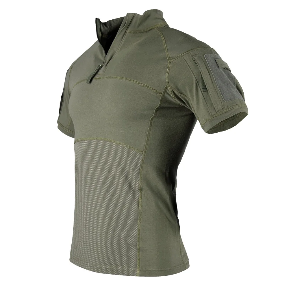 

Military Army Camouflage Shirt Agent Short-Sleeve Training Soldier Uniform Training Suit Shirt, Multiple colour