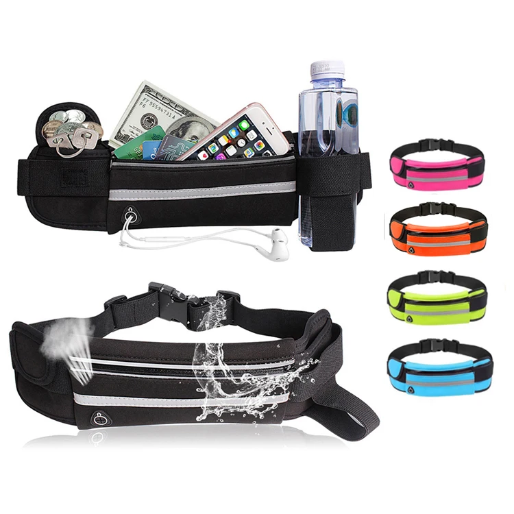 

Wholesale Fashion Neon Oxford Custom Logo Outdoor Fitness Travel Sport Waterproof Fanny Pack Women Waist Bag, Black,pink,green,blue or custom
