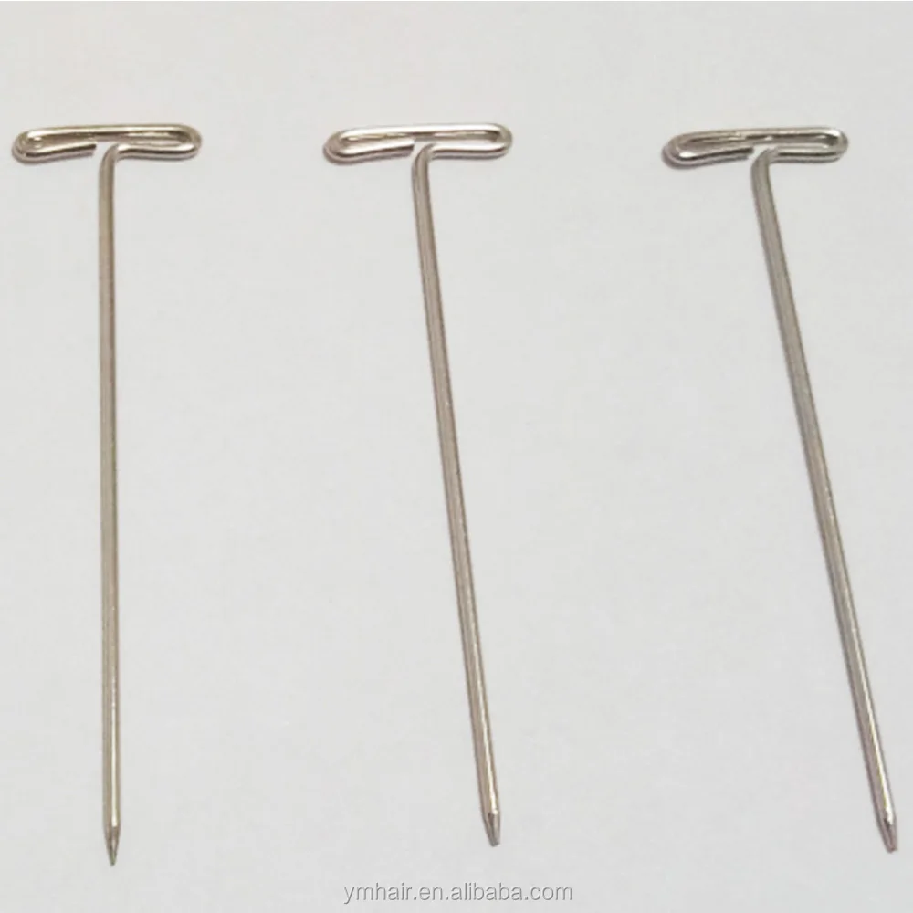 T Pins For Holding Wigs Silver Long Tpins Styling Tools For Wig