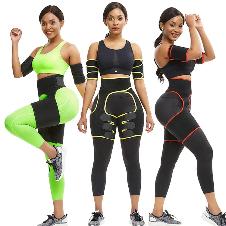 
Custom Logo Neoprene Tummy Control Thigh Trainer Wraps Waist Shaper Workout Thigh Shaper Booty Sculptor 