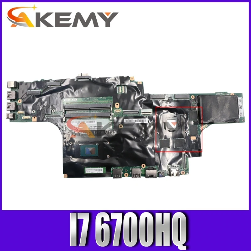 

Akemy For Thinkpad P50 Laptop Motherboard CPU I7 6700HQ Tested OK FRU 01AY481 01AY480 01AY445 01AY449 01AY453 01AY361