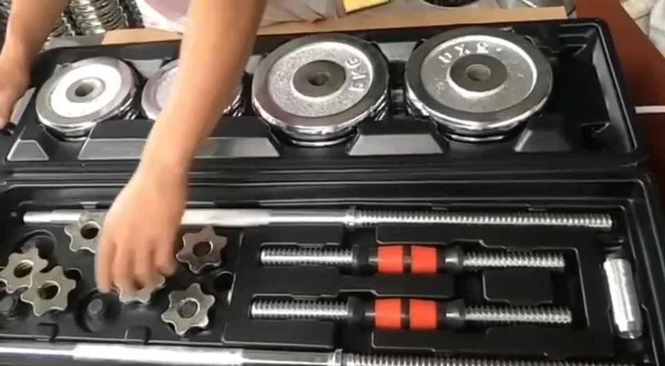 Gym Equipment Buy Online Chrome Weights With Case Of 50kg Dumbbells Set Buy Dumbbell Set,Gym