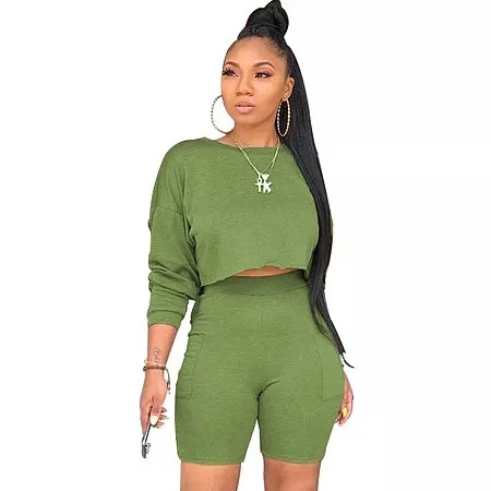 

2020 new arrivals summer designs fashion trending women casual two pieces top with pants set