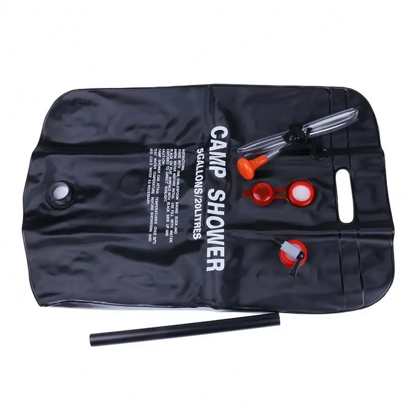 

Outdoor camping shower water bladder bag DR6b Camping Solar Shower Bag 20L