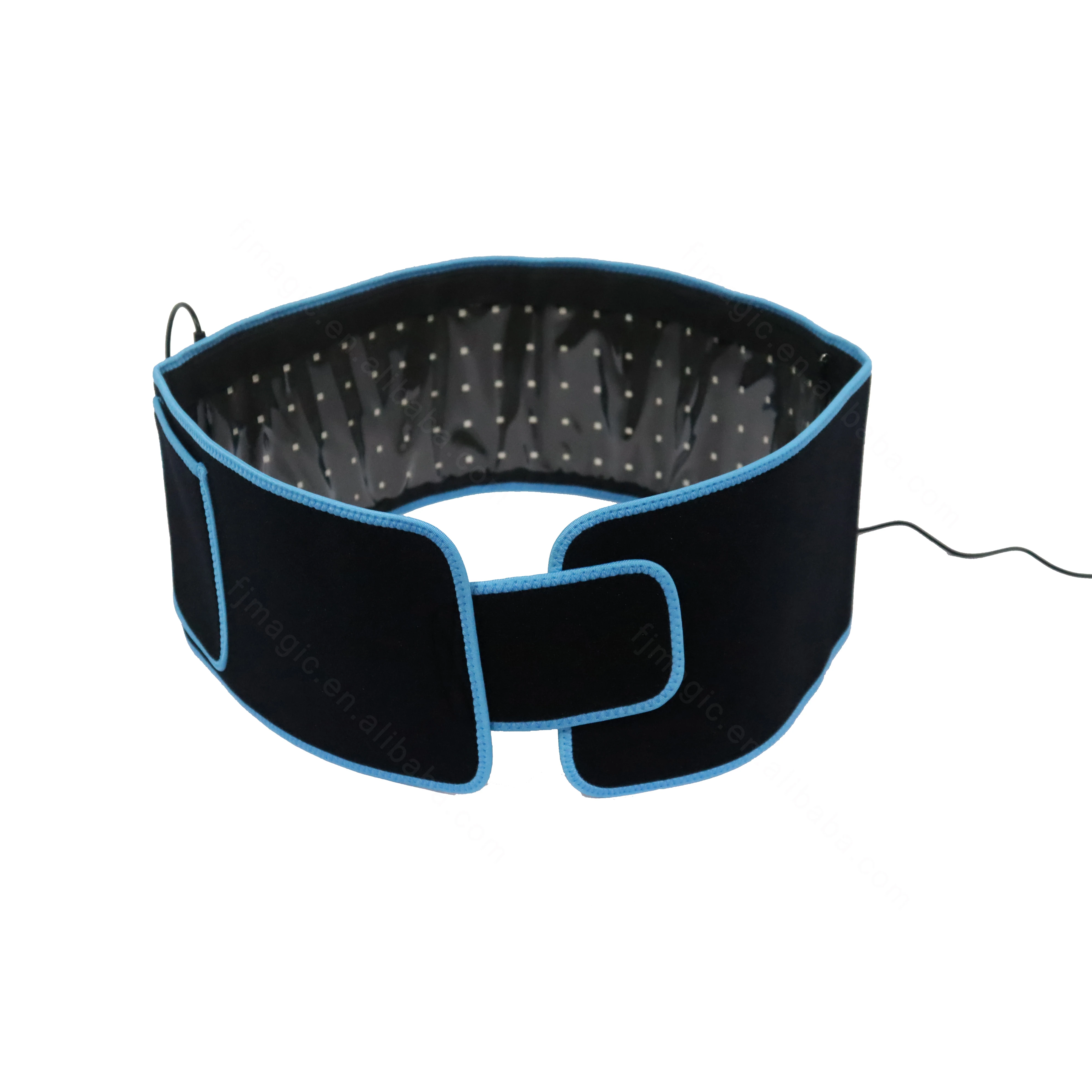 

The popular red light therapy belt is used for body weight loss and slimming LED light therapy wrap, Black