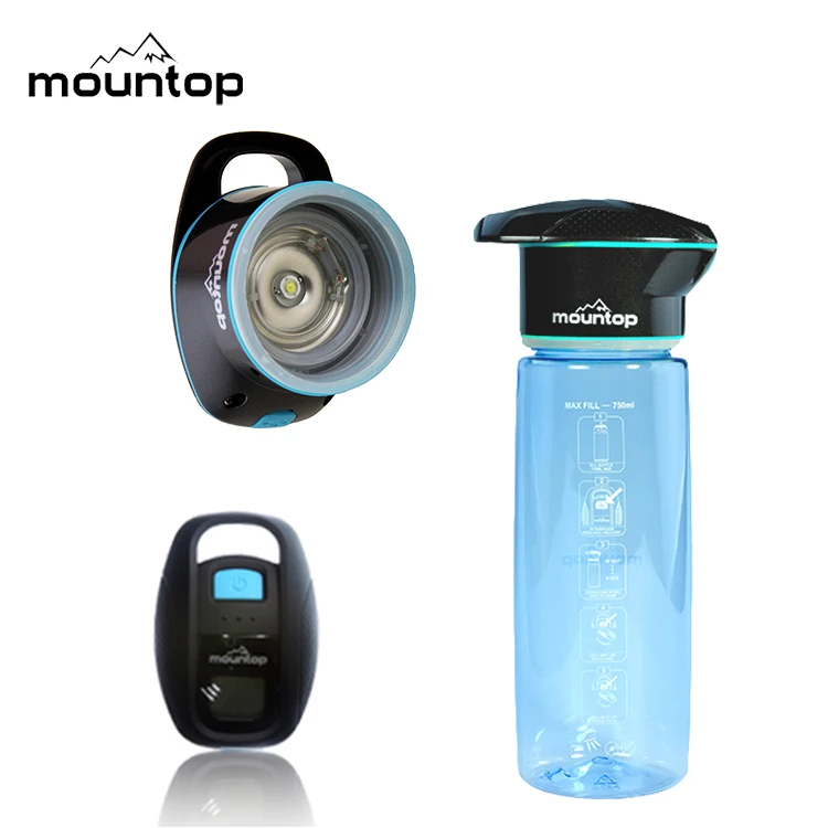 Best selling multifunction plastic mineral purifier water bottle Super UV light sterilization water bottle