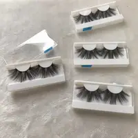 

5D 27mm real mink fur lashes free eyelash samples long and thick eyelashes