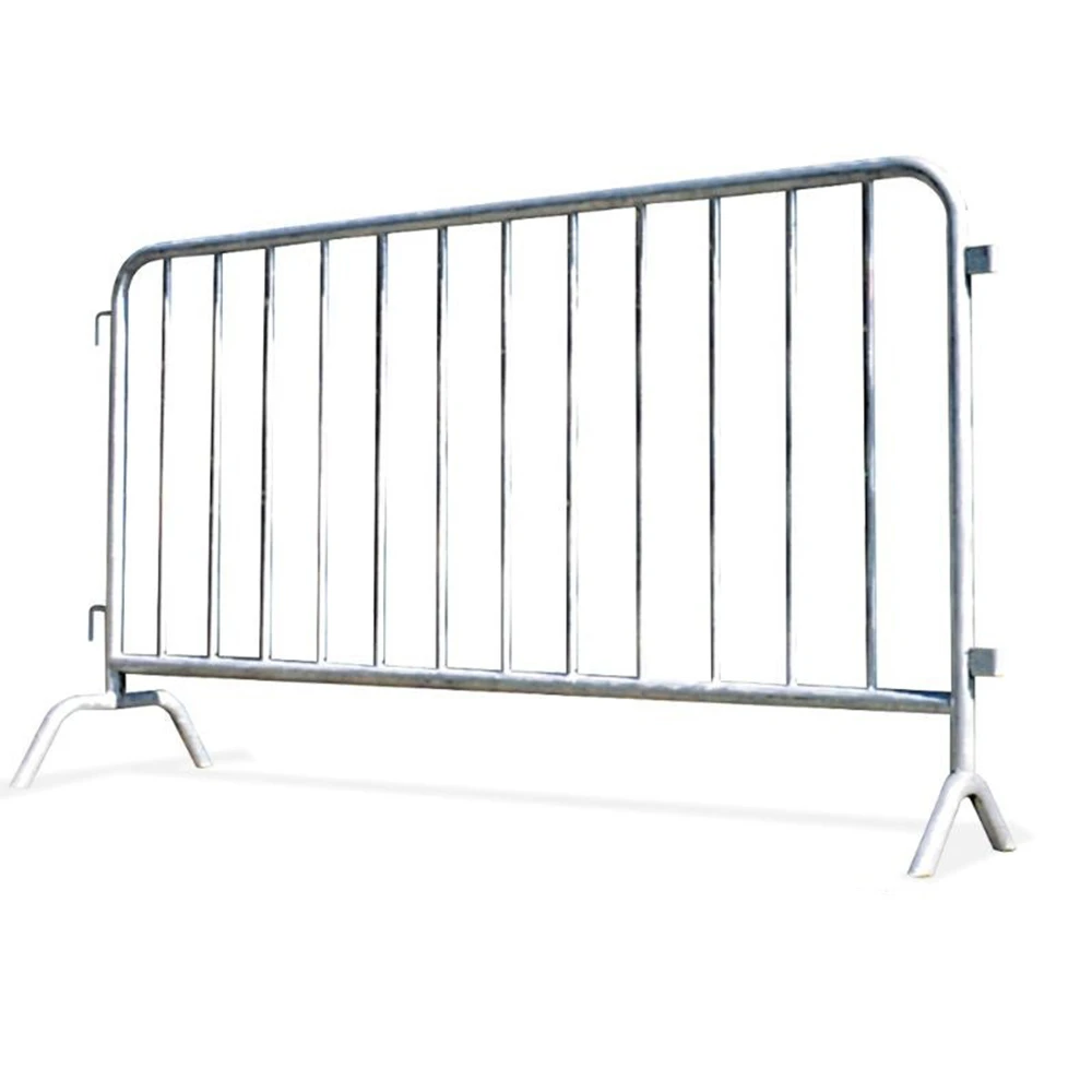 

Factory Lowest Price Galvanized Temporary Fence/queue barrier/pedestrian fence, Sliver red yellow blue black etc