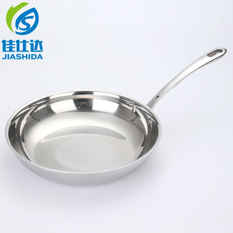 

0.6mm Bakelite Double Ear Chinese Iron Pan Enamel Pan Non-stick Pan