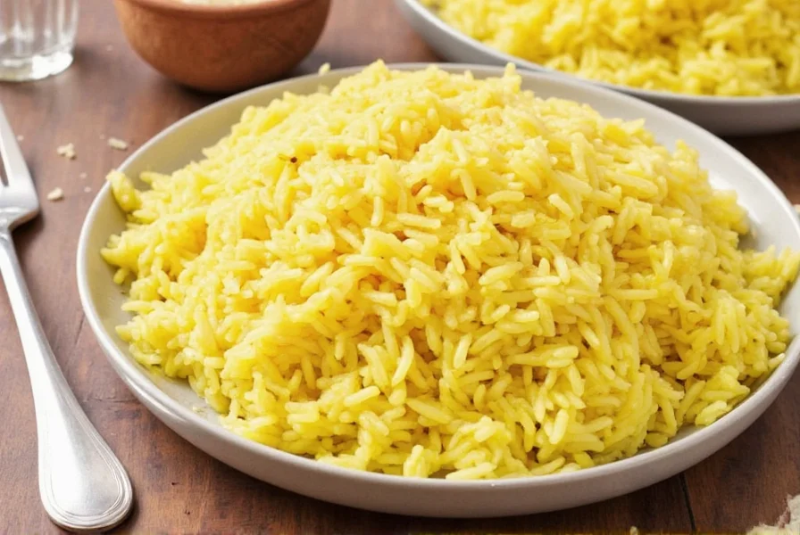 Fluffy Saffron Rice