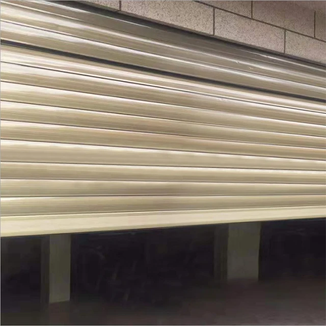 automatic roller door0.3-45mm commercial roll up grillescustom garage roller door manufacturer