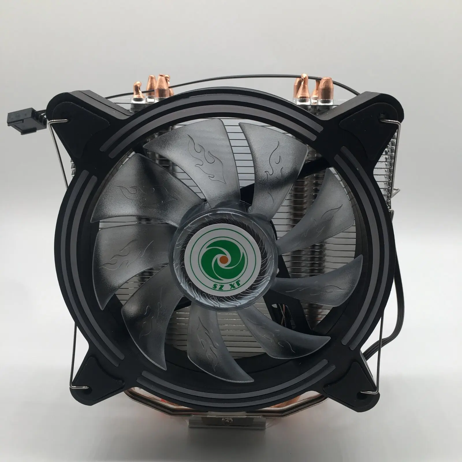 

RGB IR Remote CPU Cooler Cooling Fans with Radiator, Black +rgb multicolors