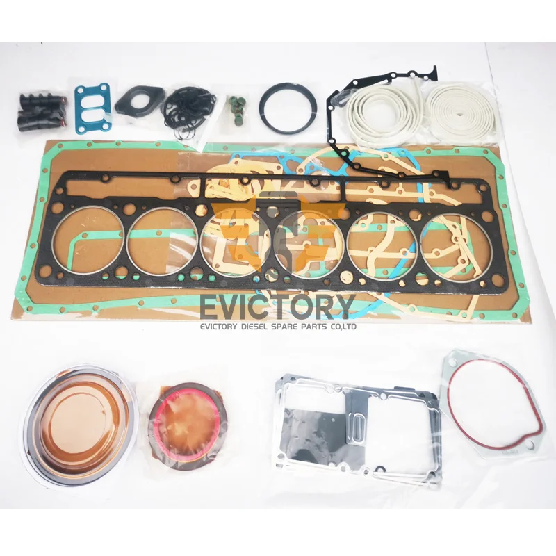 

For Caterpillar excavator CAT 3126 eninge parts full gasket kit cylinder head gasket oil seal