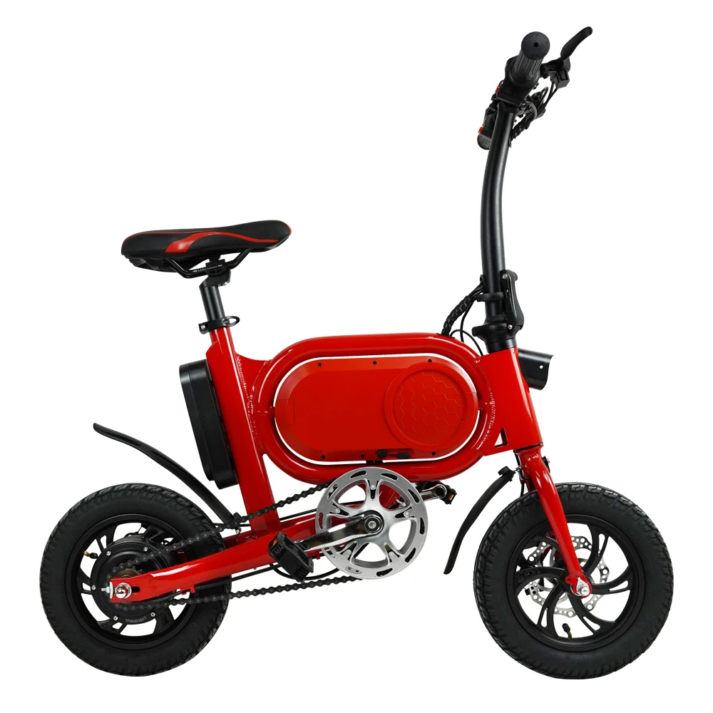 

Alucard EU warehause 12 inch 350w electric scooter, electric bike/bycicle with lithium battery pedal assistance