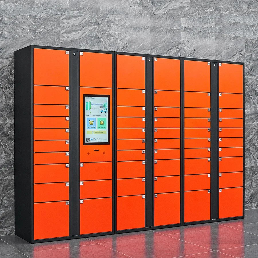 
Accept Customized Smart Parcel Locker Intelligent Parcel Delivery Locker In Multi-language 