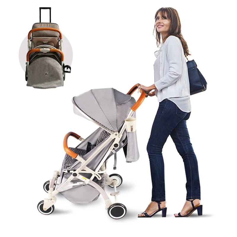 

China Baby Stroller Factory Walkers & Carriers Baby Pushchair, Children Portable Baby Trolley/