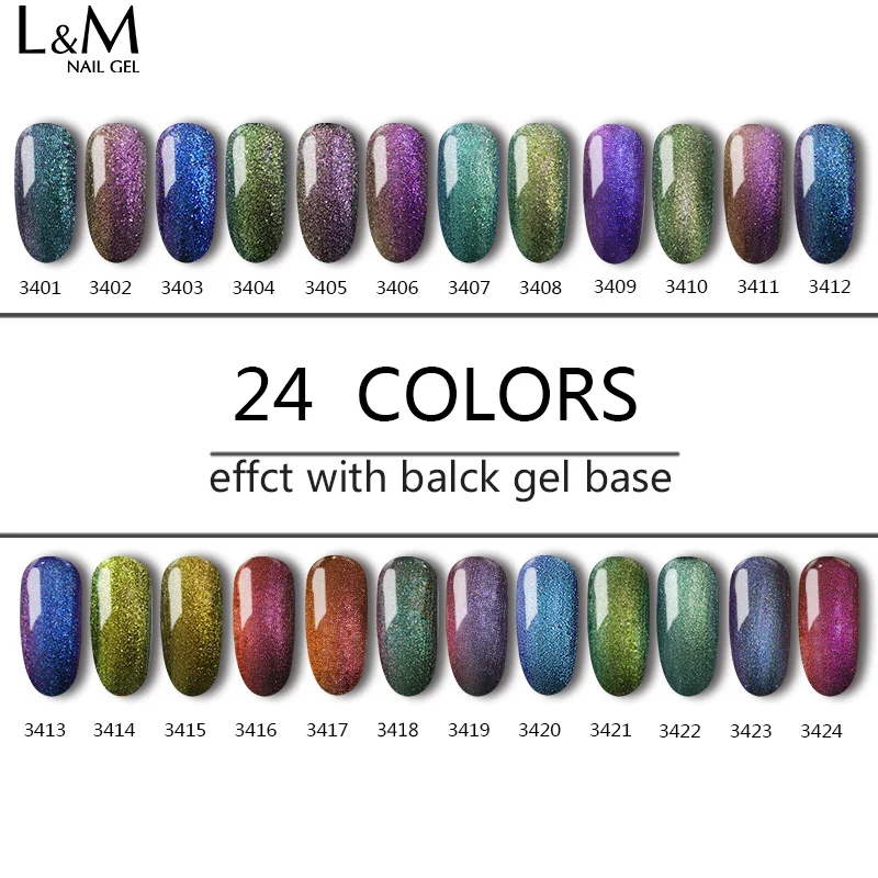 

ibdgel quality uv gel polish chameleon UV gel nailart factory OEM