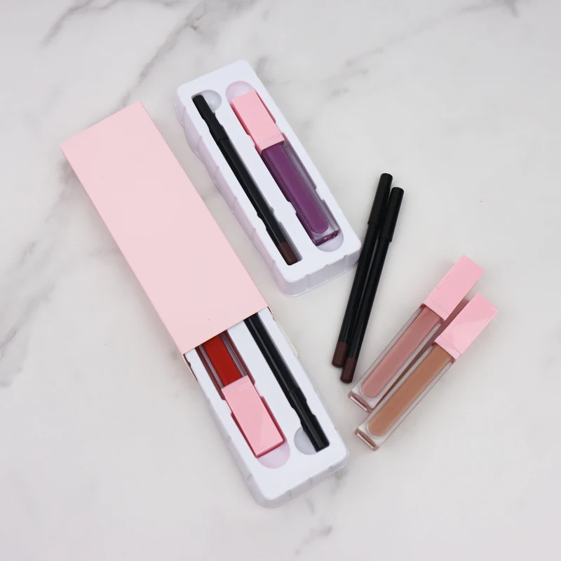 

Private label waterproof fashion lipstick lip liner set