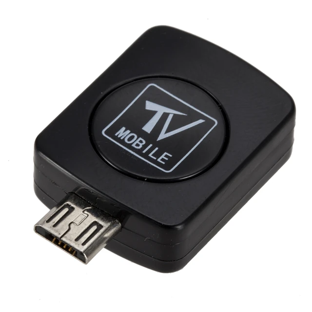 

Micro USB Set Top Box DVB-T TV Digital Mobile Tuner Stick Receiver Dongle For Android Phone, Balck