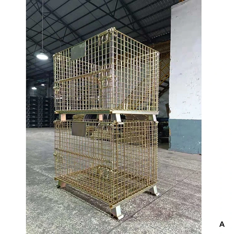 Mesh Logistic Steel Wire Metal Storage Cage